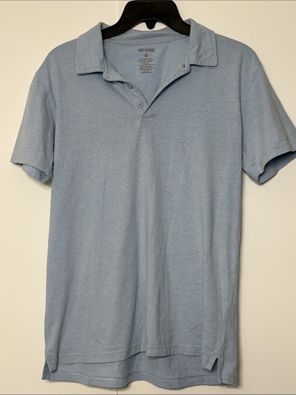 Men's True Classic Light Blue Polo